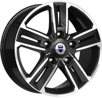 Литые диски K&K Backfire (КС763) 18x8" 5x114.3мм DIA 66.1мм ET 50мм (Алмаз Черн)