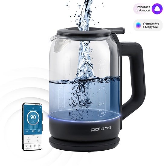 Электрочайник Polaris PWK 1712CGLD Wi-Fi IQ Home