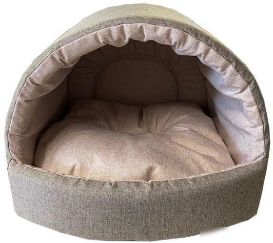 Домик Homepet №2 82823 (44x44x36см, коричневый/розовый) Домик Homepet №2 82823 (44x44x36см, коричневый/розовый)