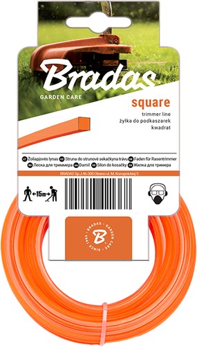 Леска для триммера Bradas Trimmer ZTK27100K (квадрат)