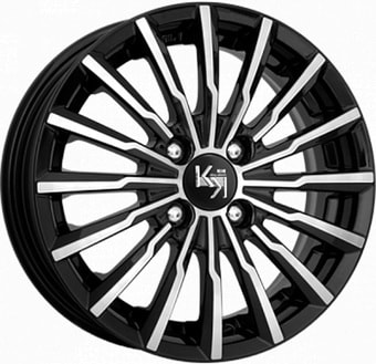 Литые диски K&K Акцент 17x7" 5x100мм DIA 56.1мм ET 48мм Алмаз черный