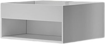 Abber Тумба с умывальником Stein AS2645-0.6 (подвесной, белый матовый)