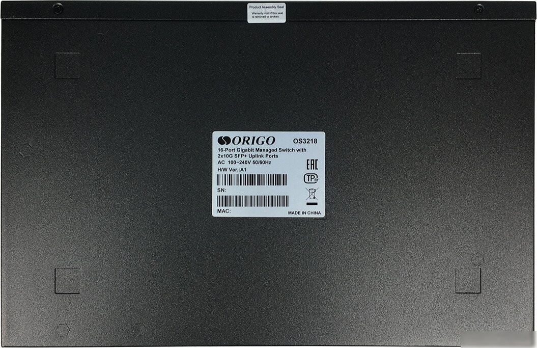 Управляемый коммутатор 3-го уровня Origo OS3218/A1A