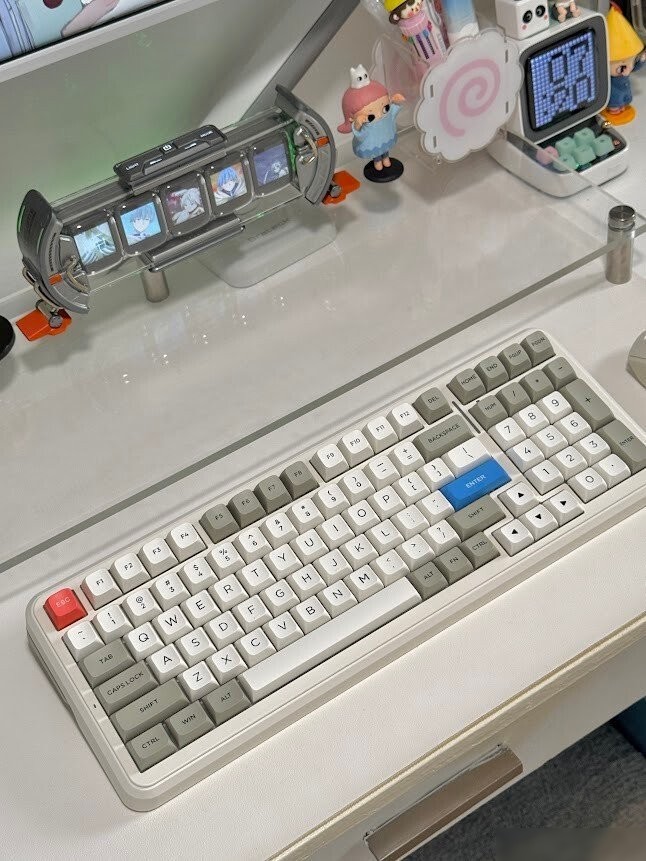 Клавиатура MCHOSE K99 V2 Retro White (Icy Creamsicle)
