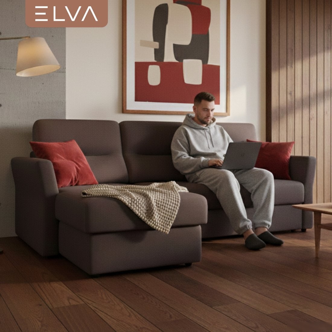 Угловой диван Elva Сонни левый (Lounge 35)