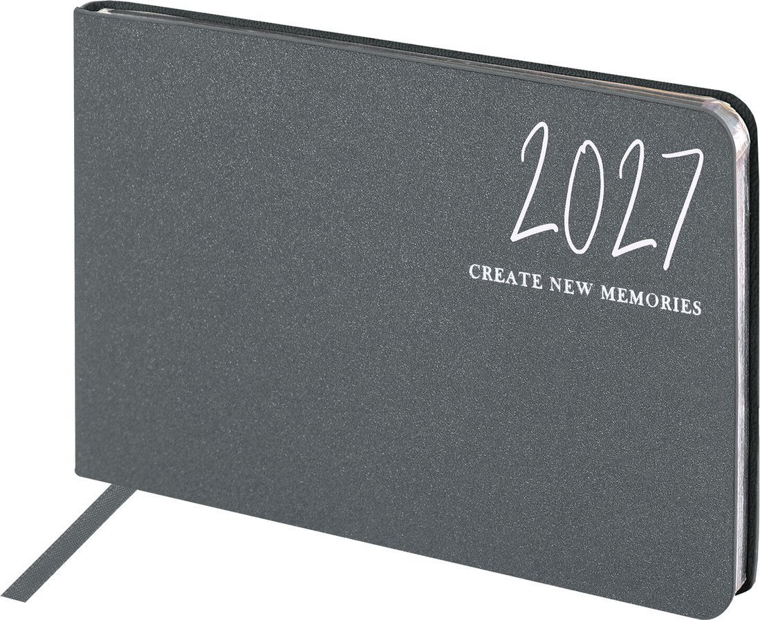 Ежедневник BRAUBERG Blaze 2027 118158 (серый)
