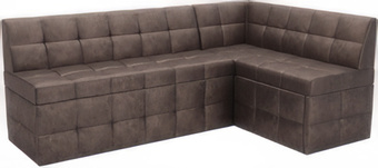 Угловой диван Мебель-АРС Атлантис правый 190x84x120 (серо-шоколадный Star Velvet 60 Cofee)