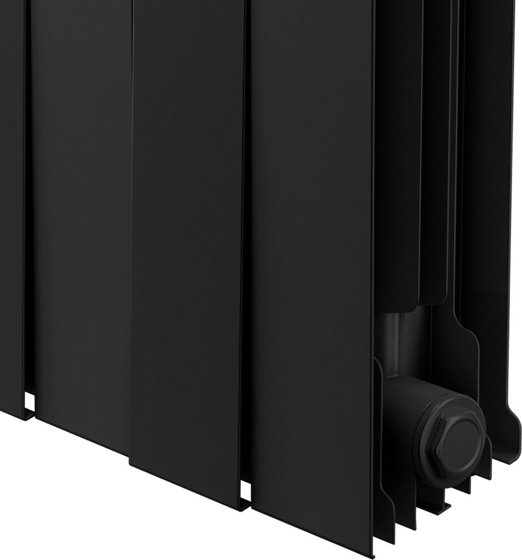 Биметаллический радиатор Royal Thermo PianoForte 200 Черный - 16 секций