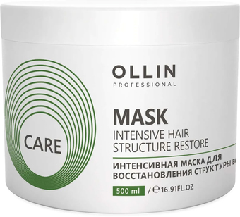 Маска Ollin Professional Care Интенсивная для восстановления структуры волос 500 мл