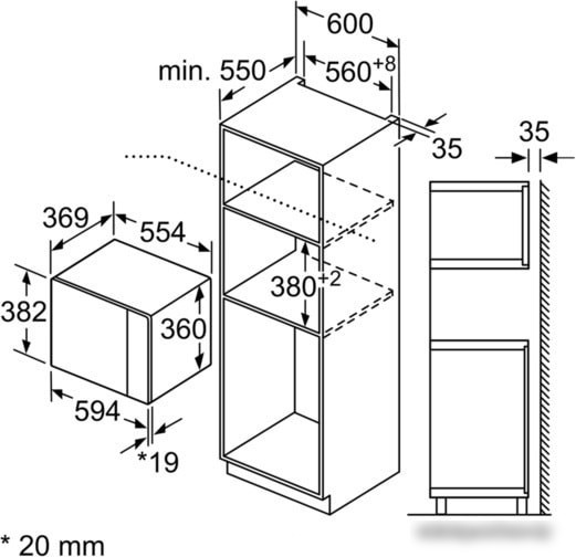 Микроволновая печь Bosch BEL554MS0