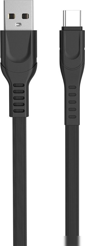 Кабель Atomic Cabler 30.315 USB Type-A - USB Type-C (1 м, черный)
