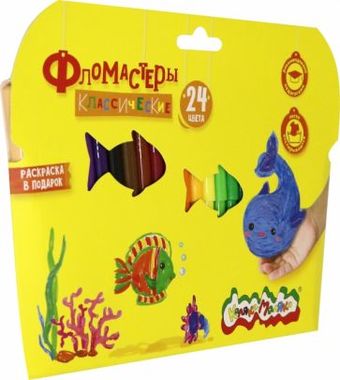 Фломастеры Каляка-Маляка ФКРКМ24 (24 цветов)