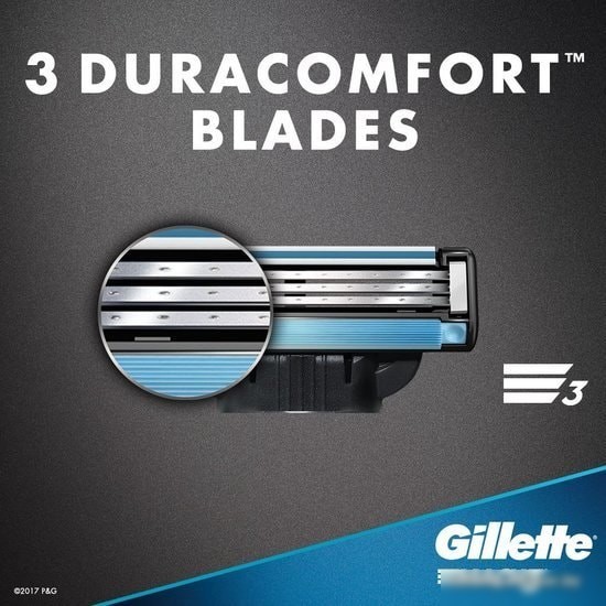 Сменное лезвие Gillette Mach3 (2 шт)