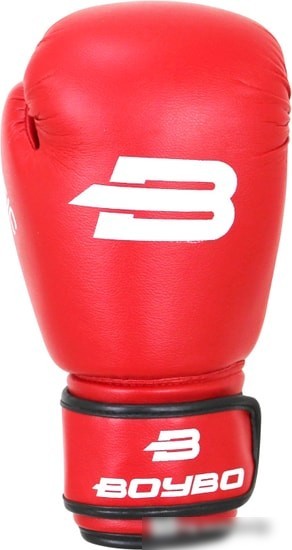 Перчатки для единоборств BoyBo Basic (14 oz, красный)