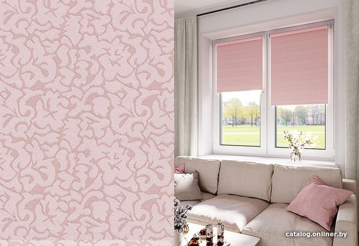 Рулонные шторы Legrand Мираж 90x175 (коралл)