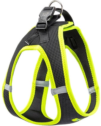 Шлейка Ferplast Kaori P 75469041 (S, черный/зеленый)