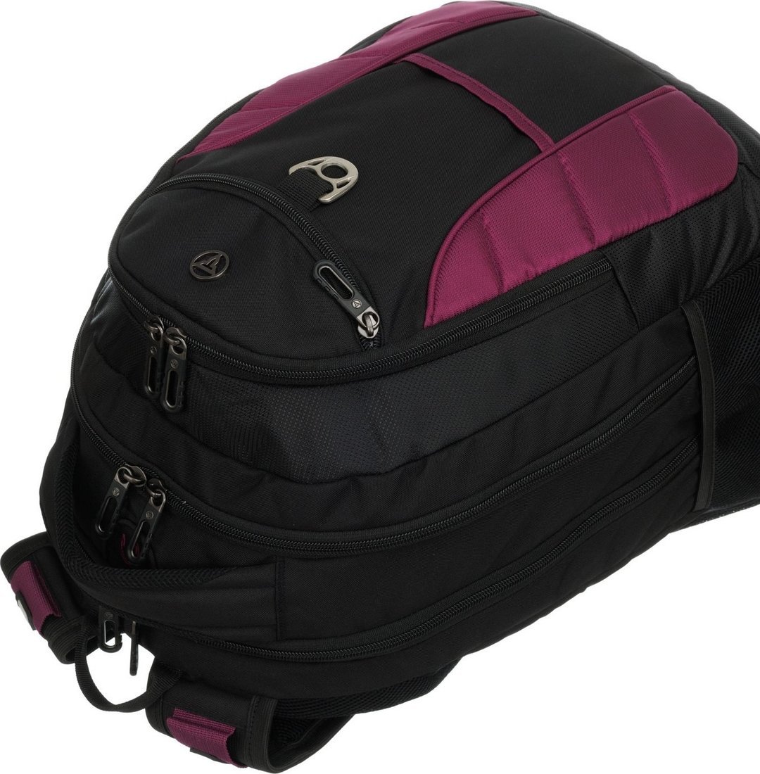 Городской рюкзак Torber Xplor T2371B (черный/бордовый)