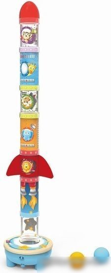 Развивающая игрушка Hape Ракета Движение, счет, цвета E0387_HP
