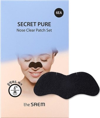 The Saem Набор масок для лица Secret Pure Nose Clear Patch Set 6 шт