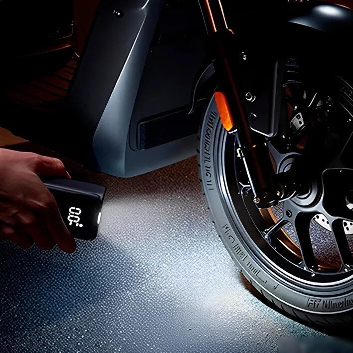 Автомобильный компрессор Xiaomi Mijia Compact Portable Electric Air Compressor BHR08TYGL (международная версия)