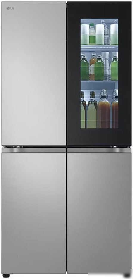 Четырёхдверный холодильник LG InstaView GC-V22FFMMB