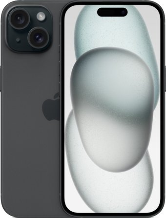 Телефон Apple iPhone 15 256GB (черный)