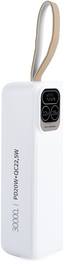 Внешний аккумулятор Perfeo Atomic Age 30000mAh (белый)