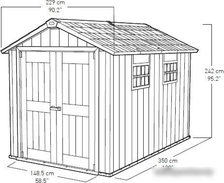 Keter Oakland 7511 (2.29x3.5 м)