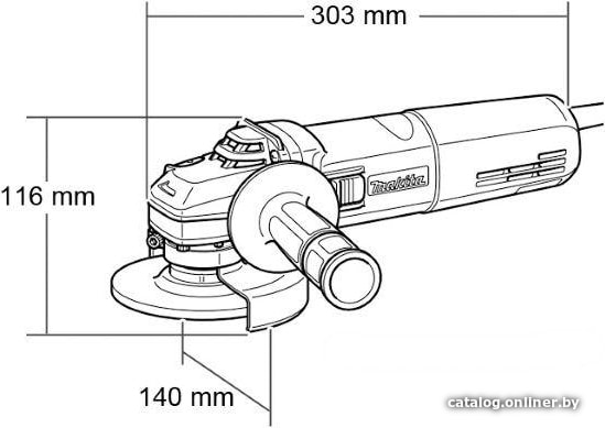 Угловая шлифмашина Makita GA6040R