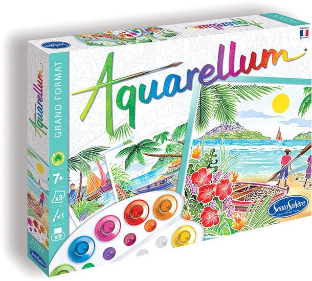 Набор для рисования SentoSphere Aquarellum Тропические пейзажи 6360