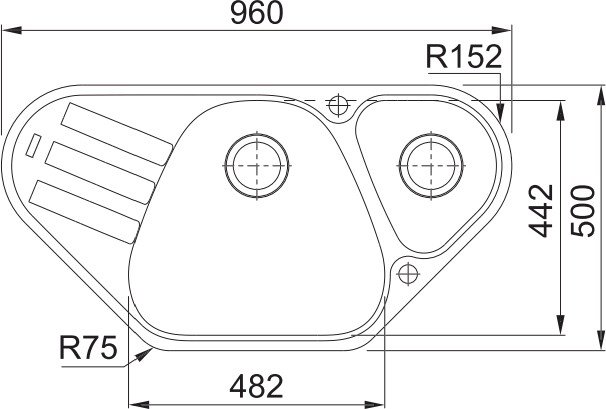 Кухонная мойка Franke Antea AZG 661-E (миндаль)