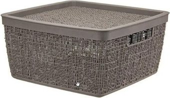 Коробка для хранения Idea Бязь М2326 (французcкий серый)