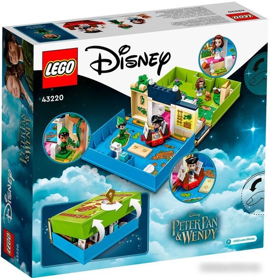 Конструктор LEGO Disney 43220 Приключение Питера Пэна и Венди по сборнику рассказов
