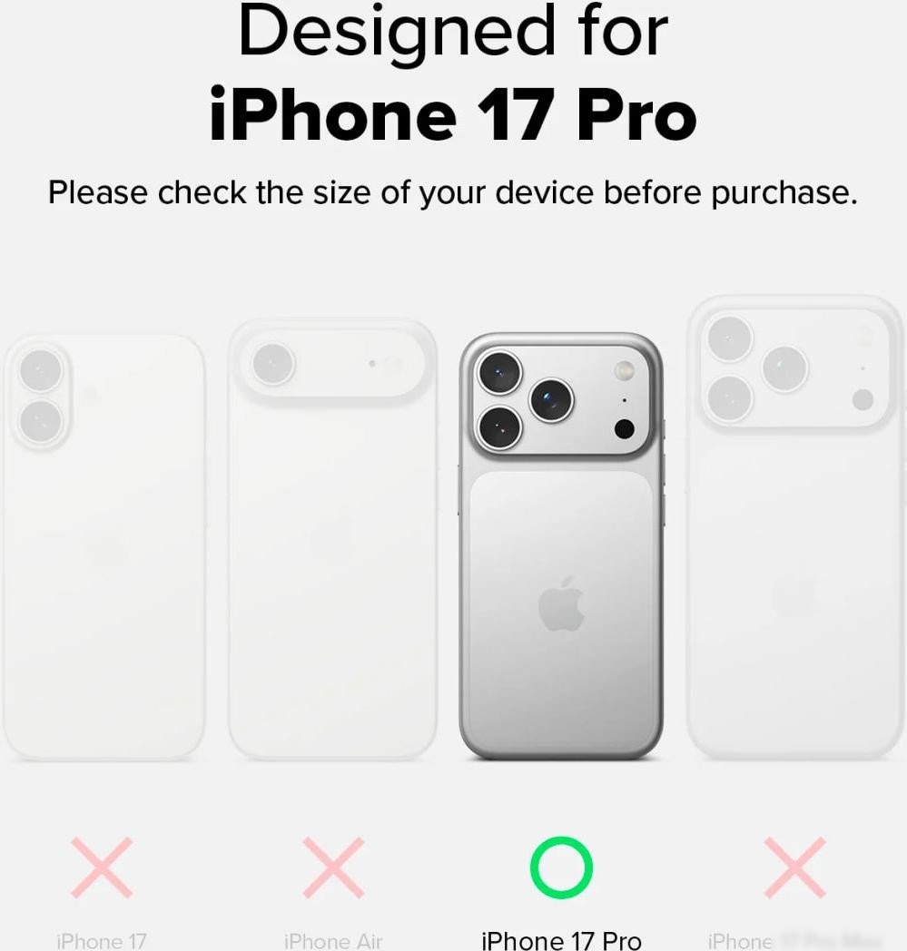 Чехол для телефона Ringke Onyx Magnetic для iPhone 17 Pro Camo Black