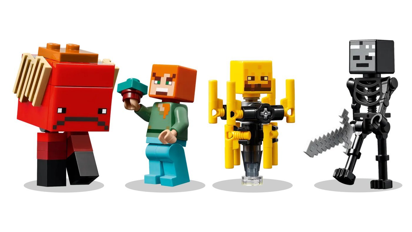 Конструктор LEGO Minecraft 21266 Битва за лаву Нижнего мира