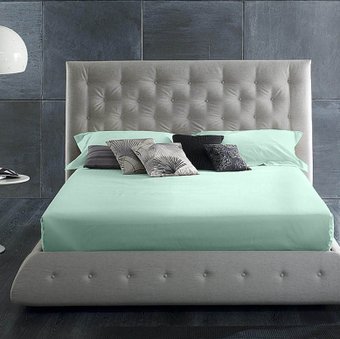 Постельное белье Primavelle 180х215 сатин Luxe 114911801-сгL55 (мята)