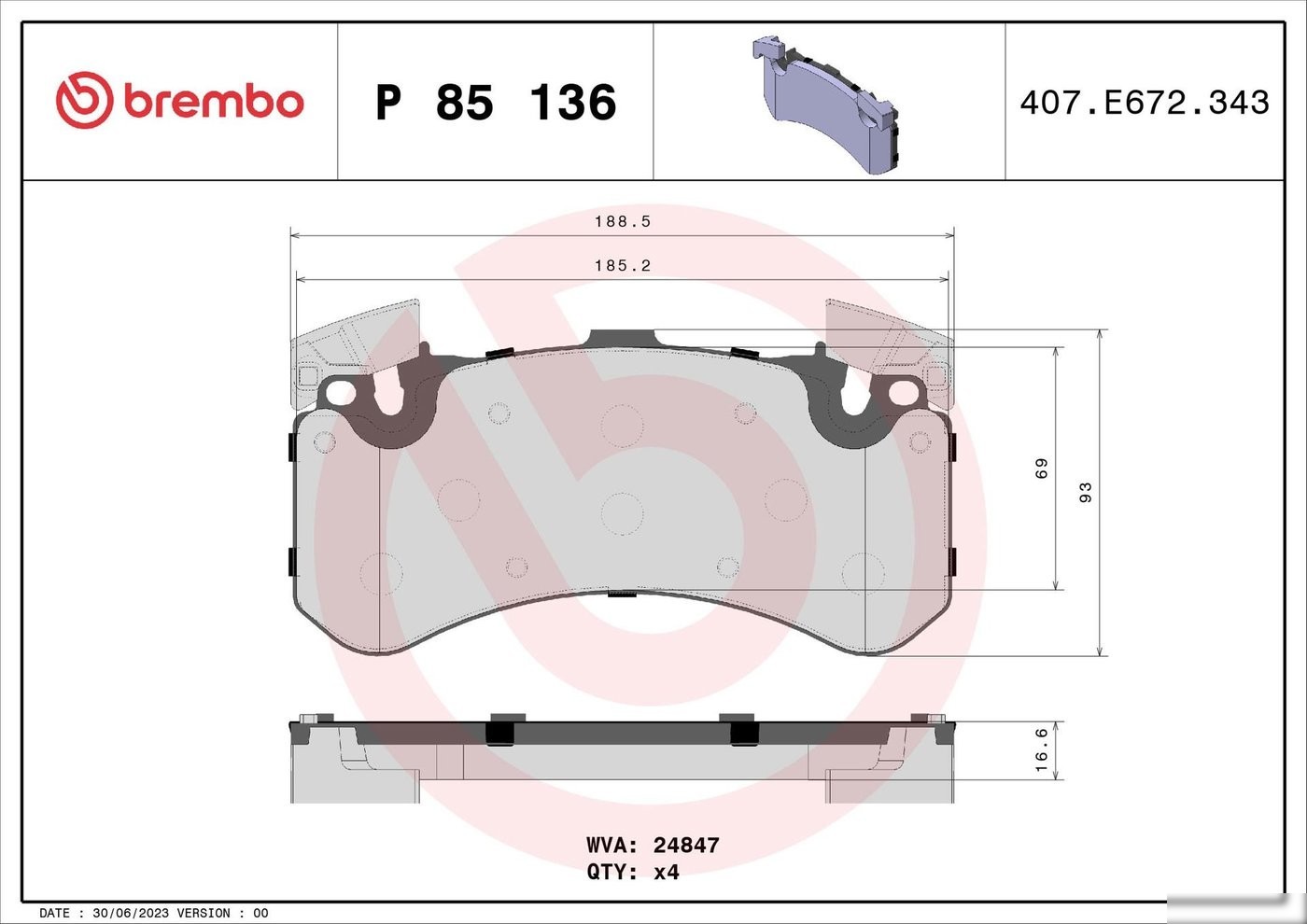 Brembo P85136