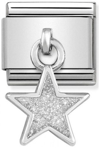 Звено для браслета NominatioN Подвеска Звезда с глиттером 331805/02