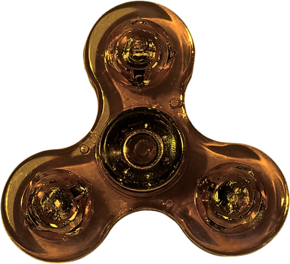 Фиджет спиннер Bingo Hand Spinner LED Transparent (кофейный)