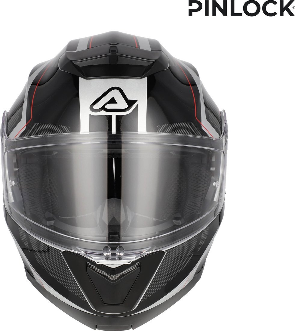 Мотошлем Acerbis Serel 22-06 0025201.314.064 (M, черный/серебристый)