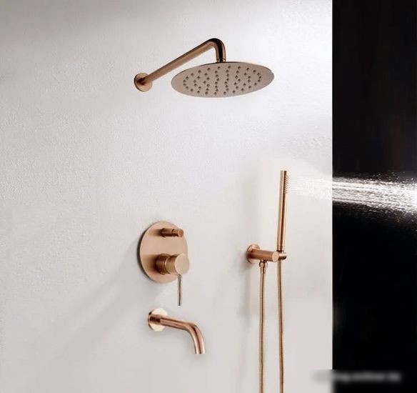 Душевая система Rea Lungo Rose Gold REA-P6610