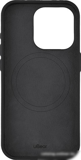 Чехол для телефона uBear Capital Leather для iPhone 15 Pro (черный)