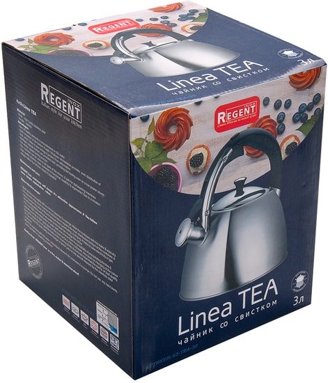 Чайник со свистком Regent Tea 93-TEA-30