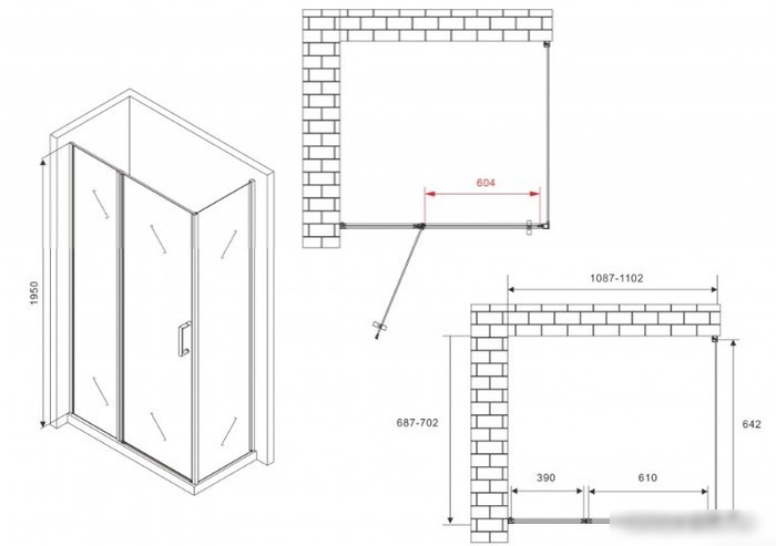 Душевой уголок Abber Sonnenstrand AG04110S-S70