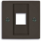 Накладка для розетки ABB Basic 55 1753-0-0214 (шато-черный)