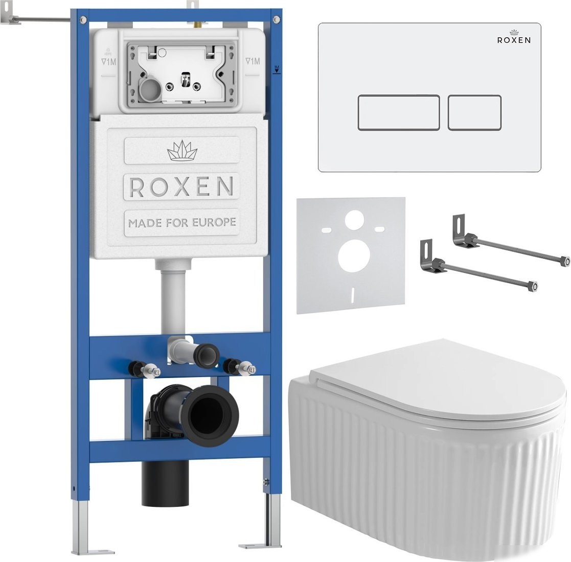 Унитаз подвесной Roxen StounFix Dual Fresh 968203