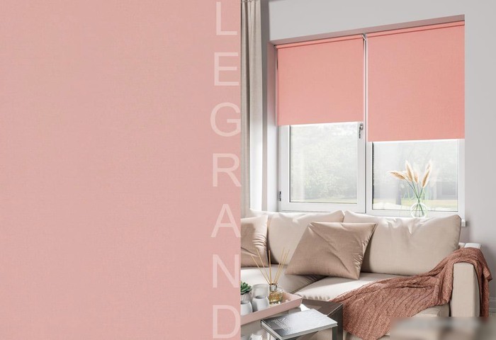 Рулонные шторы Legrand Блэкаут 47x175 (коралл)