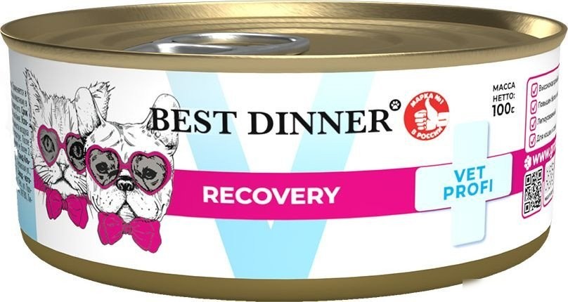 Консервированный корм для собак Best Dinner Vet Profi Recovery (100 г)