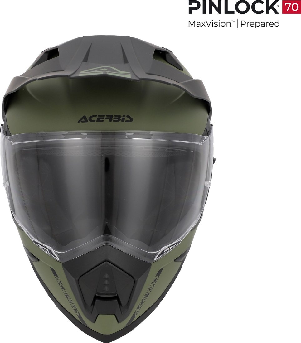 Мотошлем Acerbis Assault 0026643.582.062 (S, армейский зеленый)