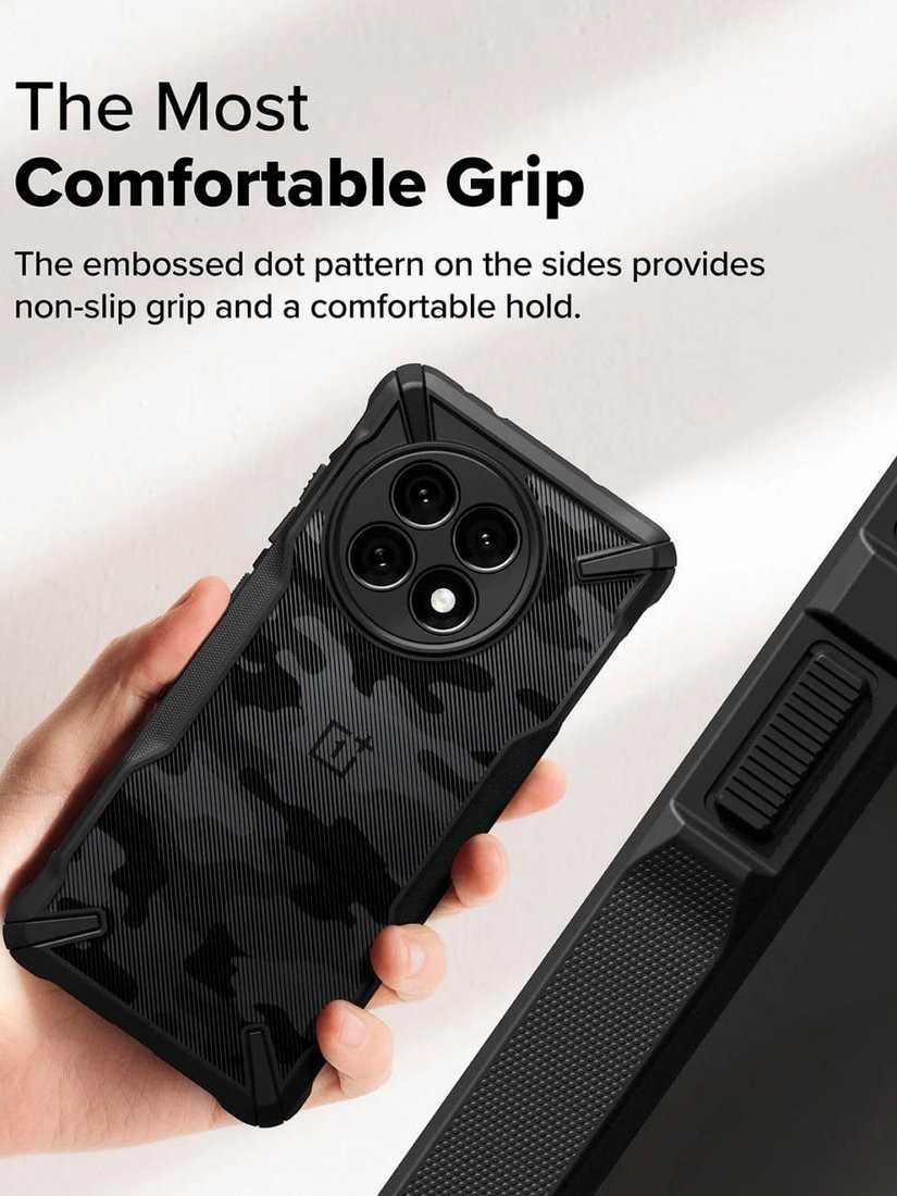 Чехол для телефона Ringke Fusion X для Oneplus 13R Camo Black